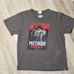 Metroid Dread Youth M T-shirt Nintendo Gamestop Kids Metroid shirt Vintage Gamer